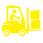 Forklift available on site